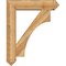 Ekena Millwork Westlake Arts and Crafts Rough Sawn Bracket w/ Offset Brace, Western Red Cedar, 8"W x 34"D x 42"H BKT0806X34X42WTL03RWR - alternate 3